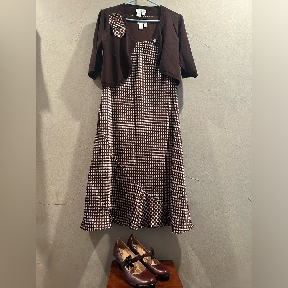 Y2K dress & sweater set